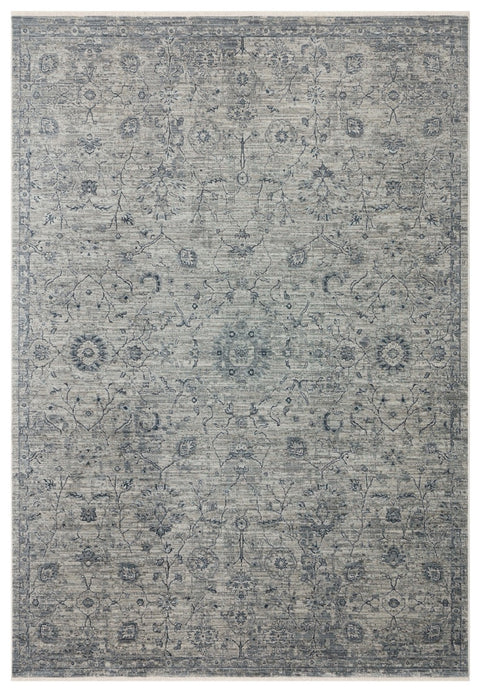 Luna Serisi Mavi Renk Vintage Makine Halısı EH-0321