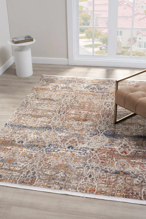 Luna Serisi Otantik Doku ve Renkli Makine Halısı SH-0250B