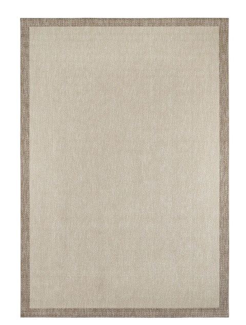 Alfa Serisi Makinede Yıkanabilir Bej/Vizon Sisal Halı NX-45