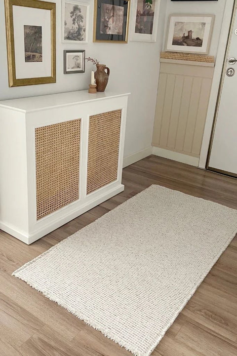 Norge Serisi Bej Renk Yeni Nesil Modern Halı AP-7412