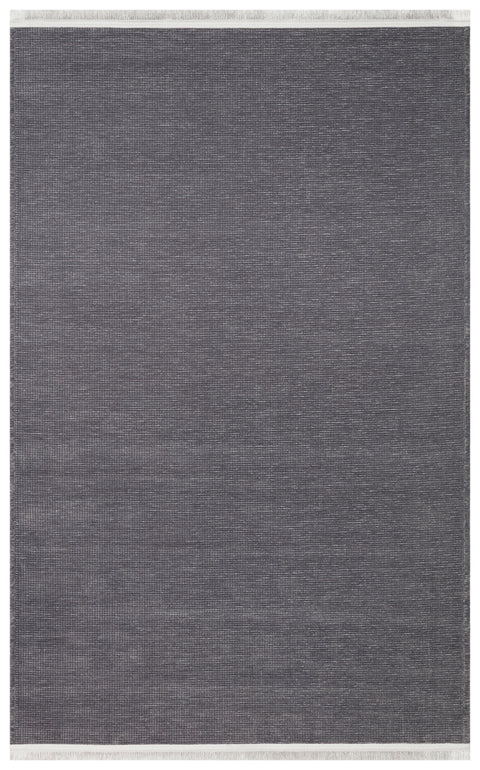 Mercan Serisi Antrasit Renk Makinede Yıkanabilir Kilim NX-3046