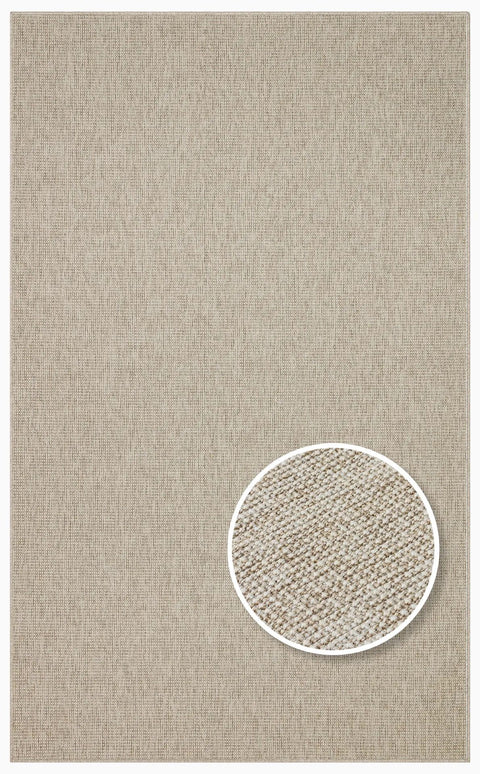 Avina Serisi Bej Kolay Temizlenebilir Sisal Halı EH-49