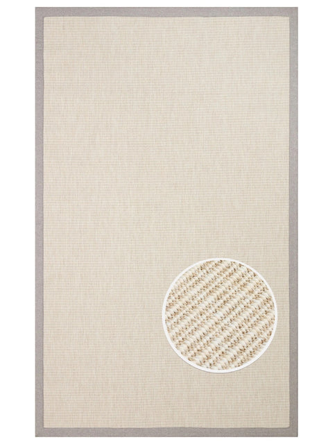 Beta Serisi Bordürlü Sisal Halı NX-5677