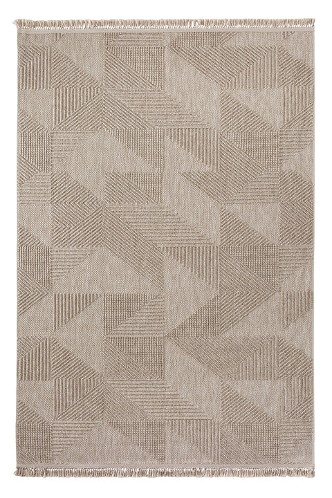 Clam Serisi Bukle Dokuma Bej Renk Halı GH-3007B