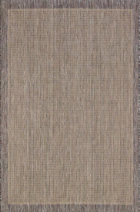 Alfa Serisi Makinede Yıkanabilir Bej/Kahve Sisal Halı NX-36