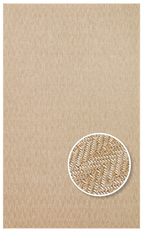 Avina Serisi Natural/Beyaz Kolay Temizlenebilir Sisal Halı EH-51