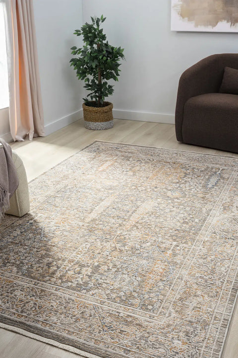 Luna Serisi Otantik Doku ve Renkli Makine Halısı SH-10202