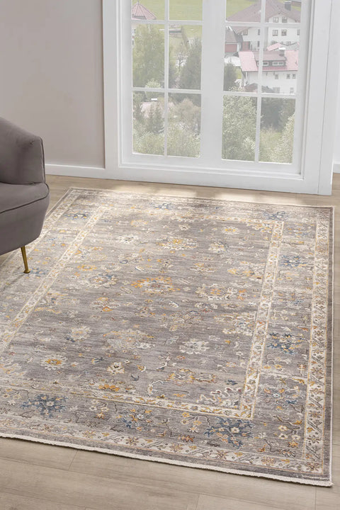 Luna Serisi Otantik Doku ve Renkli Makine Halısı SH-0254G