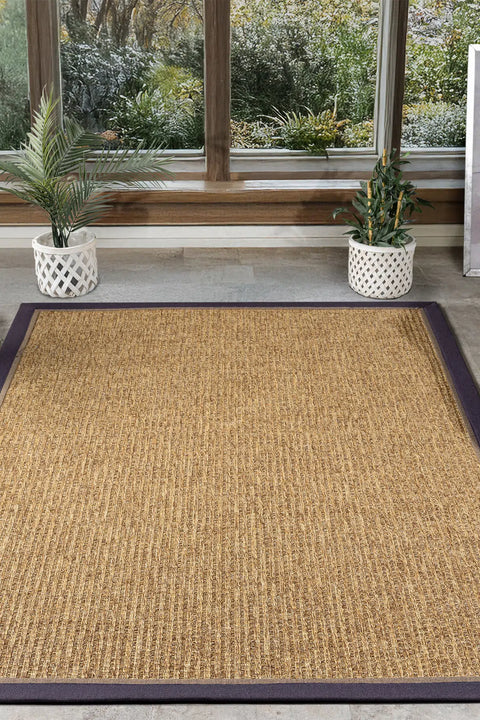 Beta Serisi Bordürlü Sisal Halı NX-5649