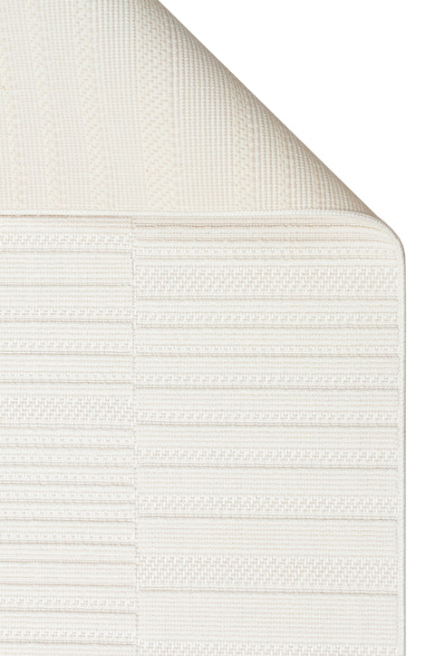 Madra Serisi Makinede Yıkanabilir Ekru Renk Halı EH-5705