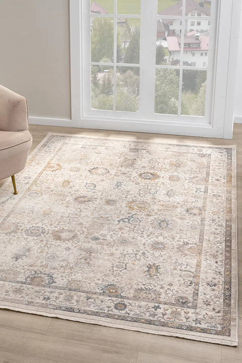 Luna Serisi Otantik Doku ve Renkli Makine Halısı SH-0256K