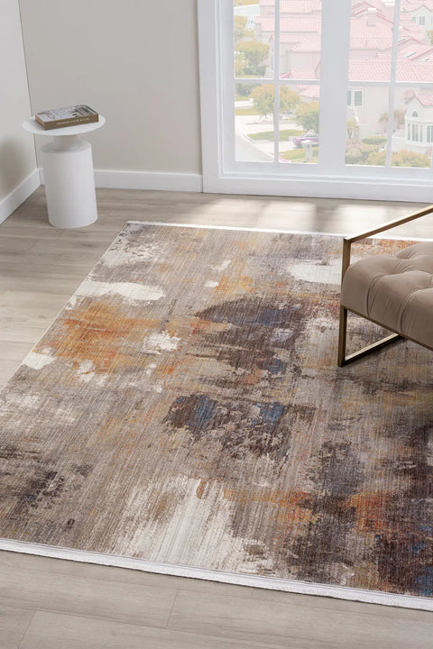 Luna Serisi Otantik Doku ve Renkli Makine Halısı SH-0116G