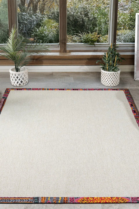 Beta Serisi Bordürlü Sisal Halı NX-5651