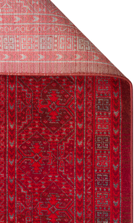 Luna Serisi Bordo Renk Makine Halısı EH-0263