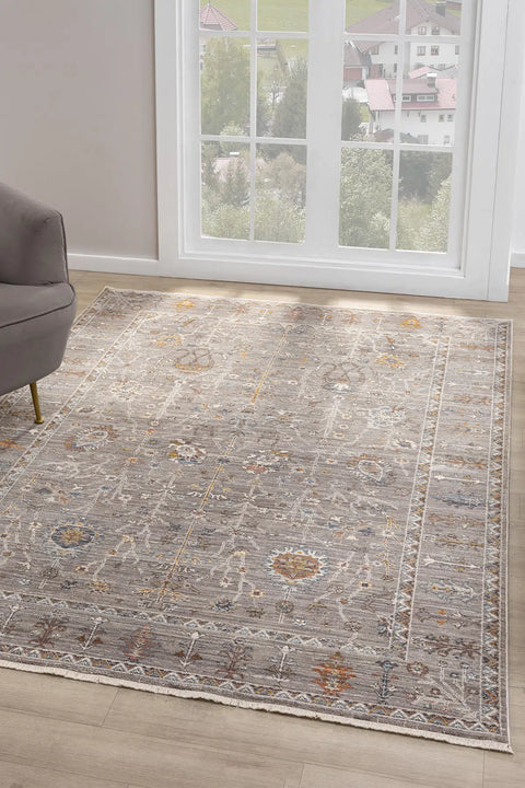 Luna Serisi Otantik Doku ve Renkli Makine Halısı SH-0255G