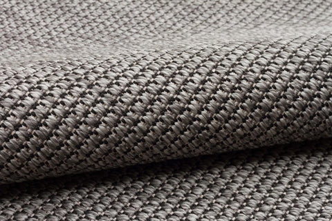 Alfa Serisi Makinede Yıkanabilir Gri/Siyah Sisal Halı NX-14