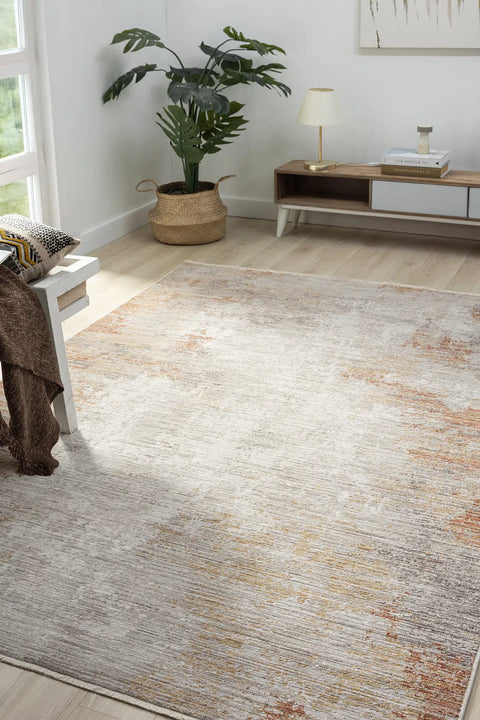 Luna Serisi Otantik Doku ve Renkli Makine Halısı SH-10206T