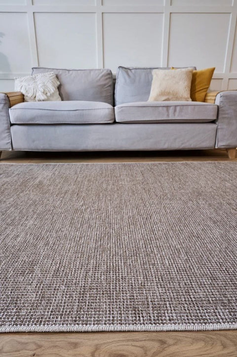 Norge Serisi Bej Renk Yeni Nesil Modern Halı AP-2412