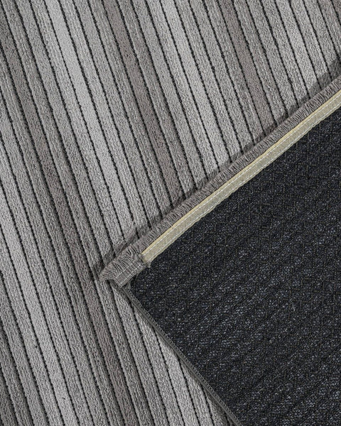 Mercan Serisi Gri Renk Makinede Yıkanabilir Kilim NX-3034