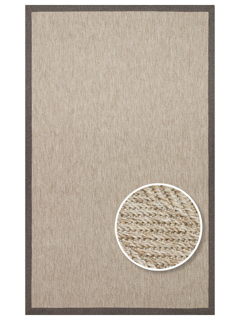 Beta Serisi Bordürlü Sisal Halı NX-5673