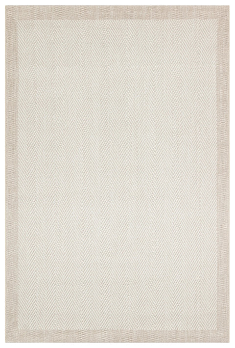 Alfa Serisi Makinede Yıkanabilir Krem/Bej Sisal Halı NX-43