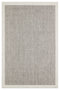 Alfa Serisi Makinede Yıkanabilir Ekru/Gri Sisal Halı NX-13