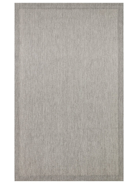 Alfa Serisi Makinede Yıkanabilir Gri/Antrasit Sisal Halı NX-08