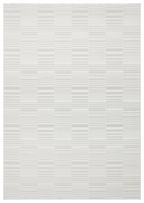 Madra Serisi Makinede Yıkanabilir Gri Renk Halı EH-5706