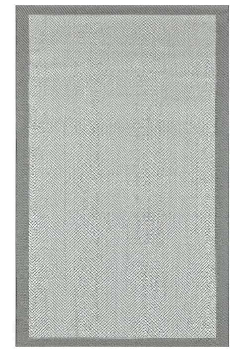 Alfa Serisi Makinede Yıkanabilir Gri/Ekru Sisal Halı NX-17