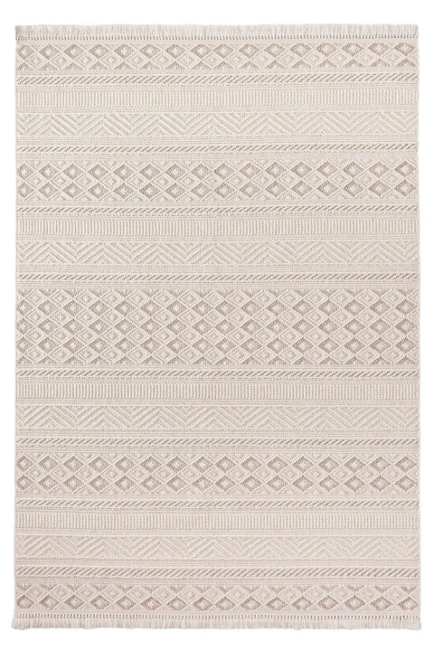 Clam Serisi Bukle Dokuma Ekru/Bej Renk Halı NX-3021K