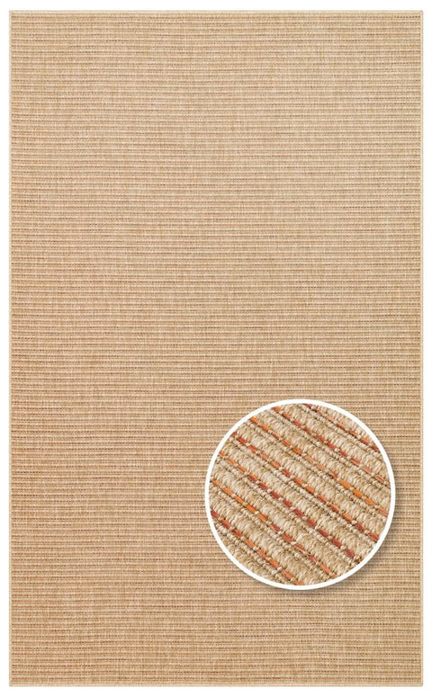 Avina Serisi Natural/Kiremit Kolay Temizlenebilir Sisal Halı EH-52
