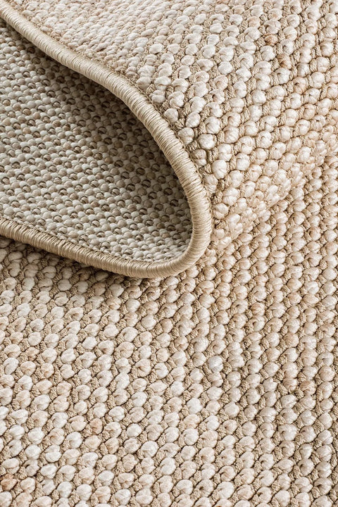 Clam Serisi Bukle Dokuma Bej Renk Halı TH-174