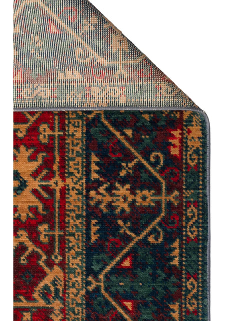 Mezopotamya Serisi Anadolu Motifli %100 Yeni Zelanda Yünü Kara Tezgah Halısı NX-681