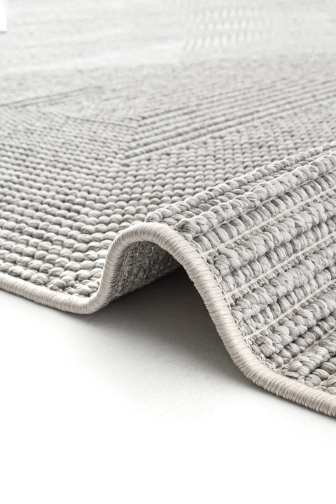 Clam Serisi Bukle Dokuma Gri Renk Halı GH-3007G