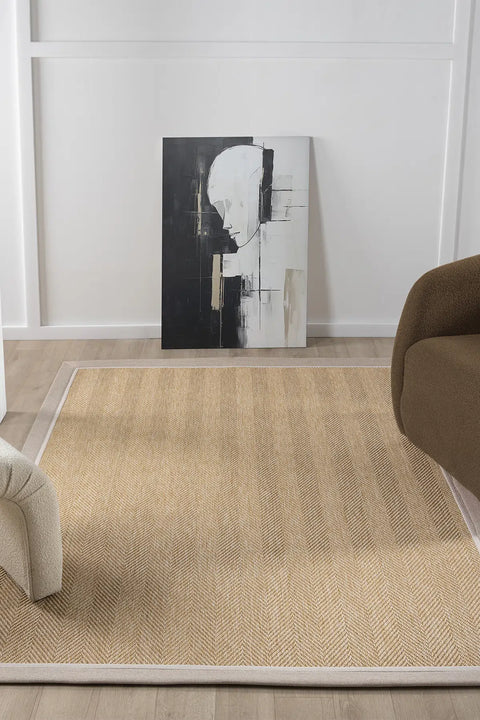 Beta Serisi Bordürlü Sisal Halı NX-5660