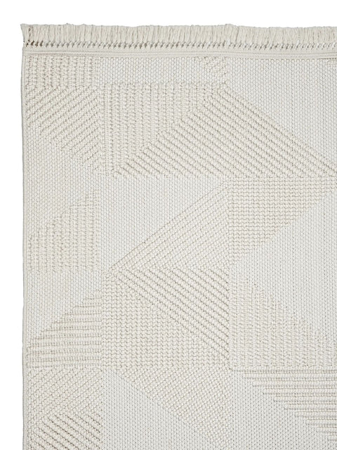 Clam Serisi Bukle Dokuma Ekru Renk Halı GH-3007K