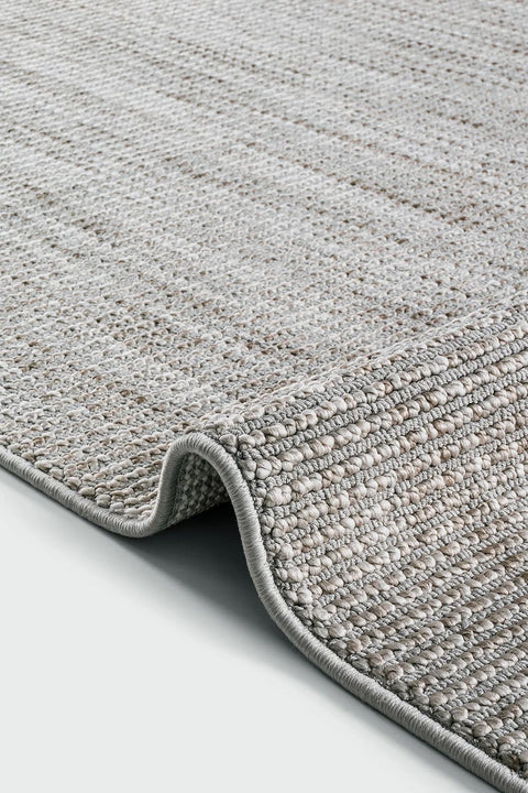 Clam Serisi Bukle Dokuma Gri/Bej Renk Halı TH-175