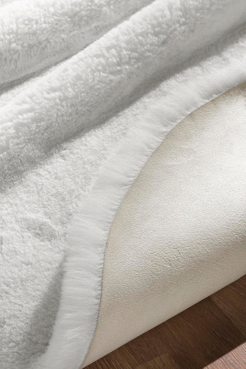 Cloud Serisi Yüksek Kalite Beyaz Peluş Halı NX-107
