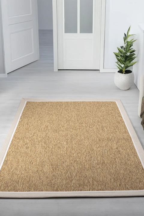 Beta Serisi Bordürlü Sisal Halı NX-5664