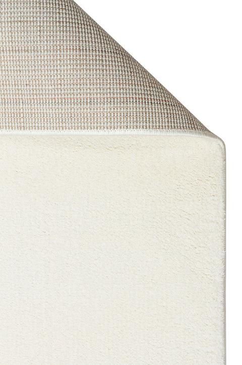 Amorf Serisi Krem Renk Yumuşak Shaggy Halı NX-2737