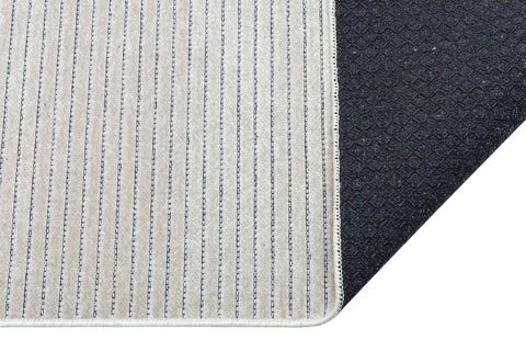 Mercan Serisi Ekru Renk Makinede Yıkanabilir Kilim NX-3058