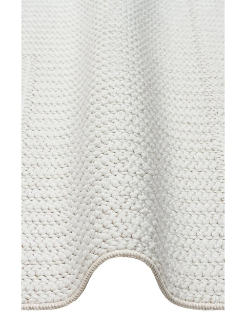 Clam Serisi Bukle Dokuma Ekru Renk Halı EH-5408