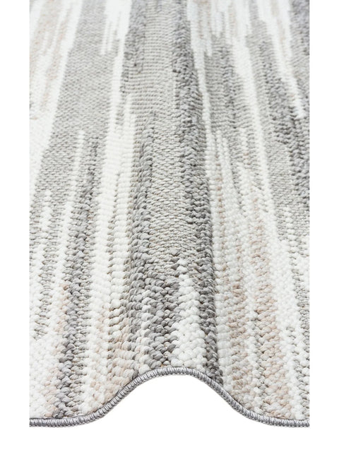 Clam Serisi Bukle Dokuma Bej/Gri Renk Halı EH-5404