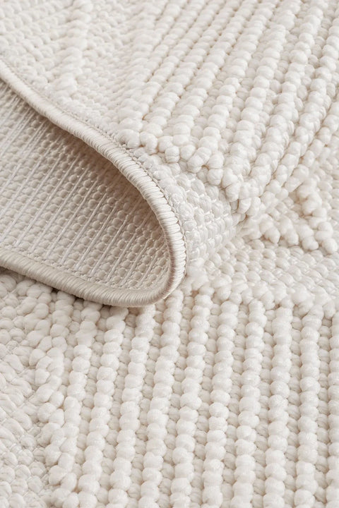 Clam Serisi Bukle Dokuma Ekru Renk Halı NX-3022K