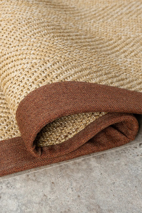 Beta Serisi Bordürlü Sisal Halı NX-5650
