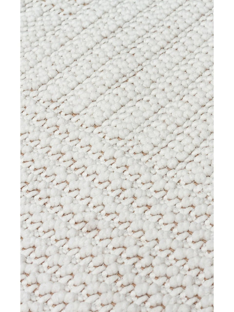 Clam Serisi Bukle Dokuma Ekru Renk Halı EH-5408