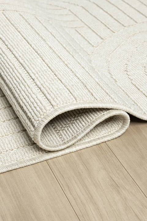 Avina Serisi Krem Kolay Temizlenebilir Sisal Halı SH-35