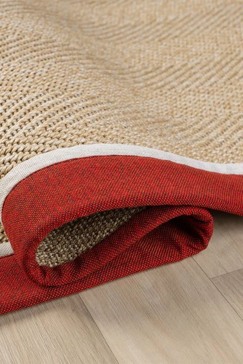 Beta Serisi Bordürlü Sisal Halı NX-5661
