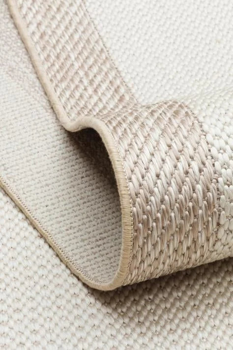 Alfa Serisi Makinede Yıkanabilir Ekru/Bej Sisal Halı NX-15