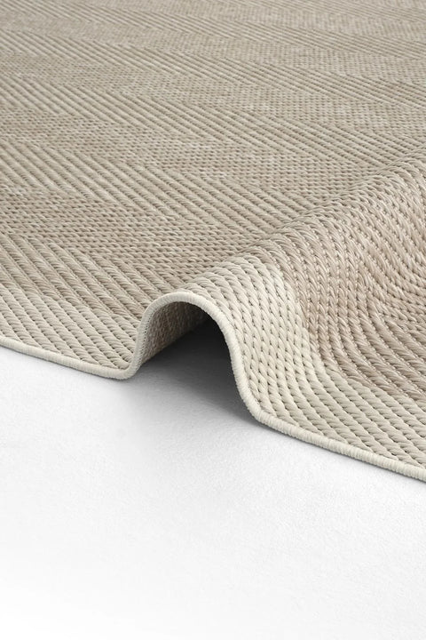 Alfa Serisi Makinede Yıkanabilir Ekru/Bej Sisal Halı NX-12